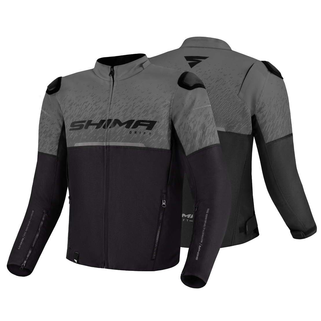 Текстилно мото яке SHIMA DRIFT BLACK/GRAY