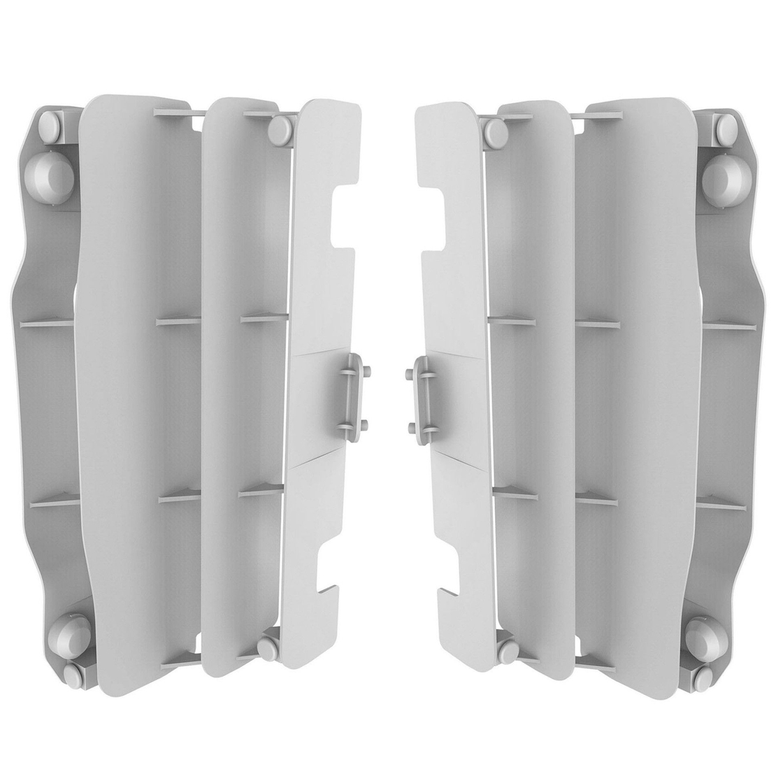 Преден предпазител за радиатор POLISPORT HONDA CRF450R(09-12) WHITE
