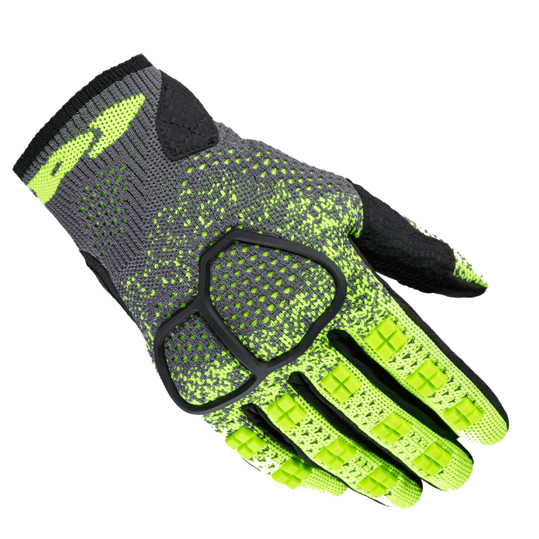 Текстилни мото ръкавици SPIDI CROSS KNIT YELLOW FLUO