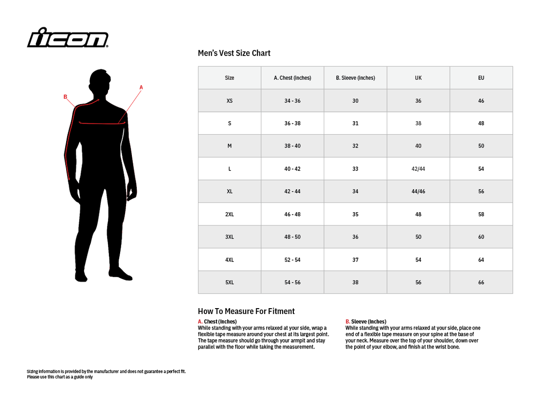 Кожен мото елек ICON VEST RED D3O