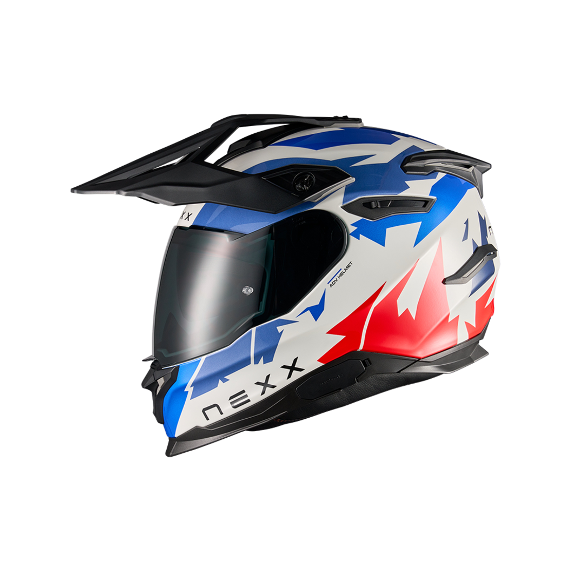 Адвенчър каска NEXX Y.TRAVL PRIMAL BLUE RED