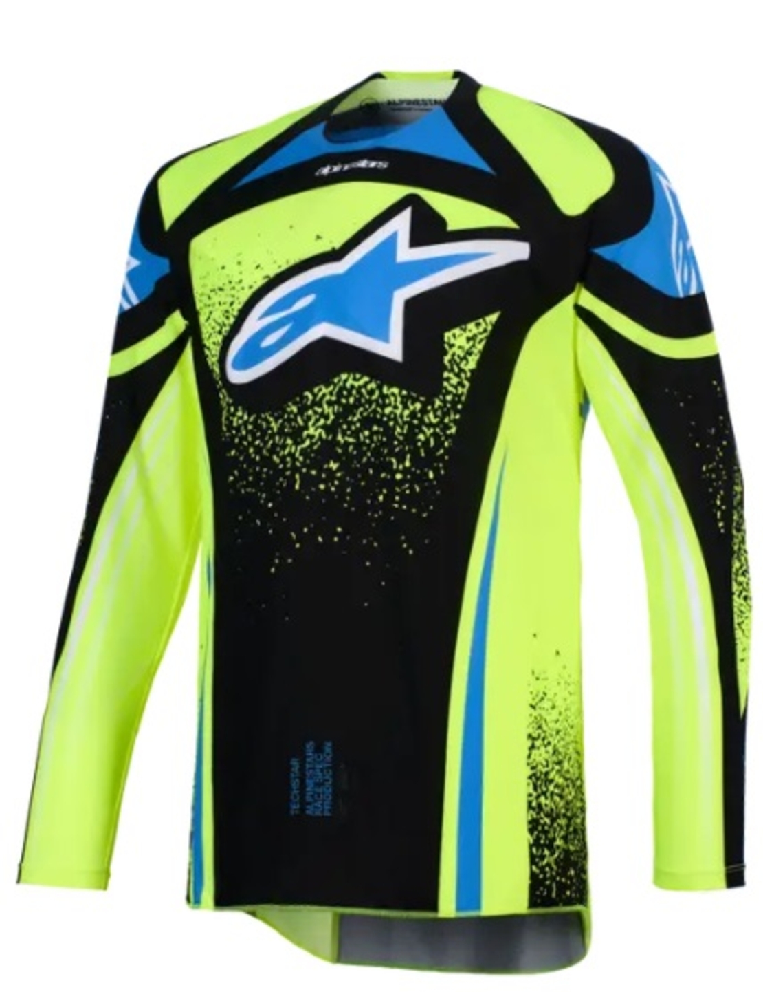 Мотокрос джърси Alpinestars TECHSTAR NOMUR NAVY/YELLOW/BLUE