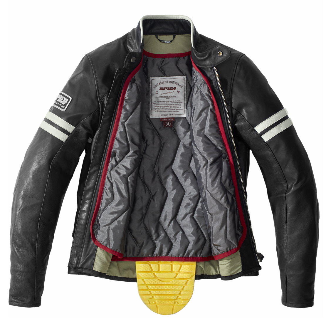 Кожено мото яке SPIDI VINTAGE Ice/Black