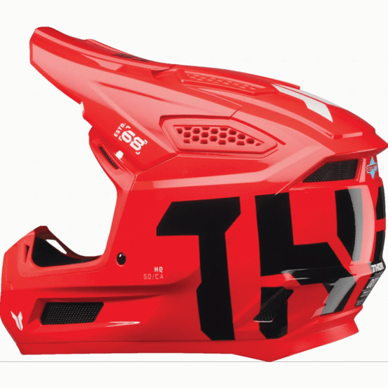 Мотокрос каска THOR FLEET FORGE RED