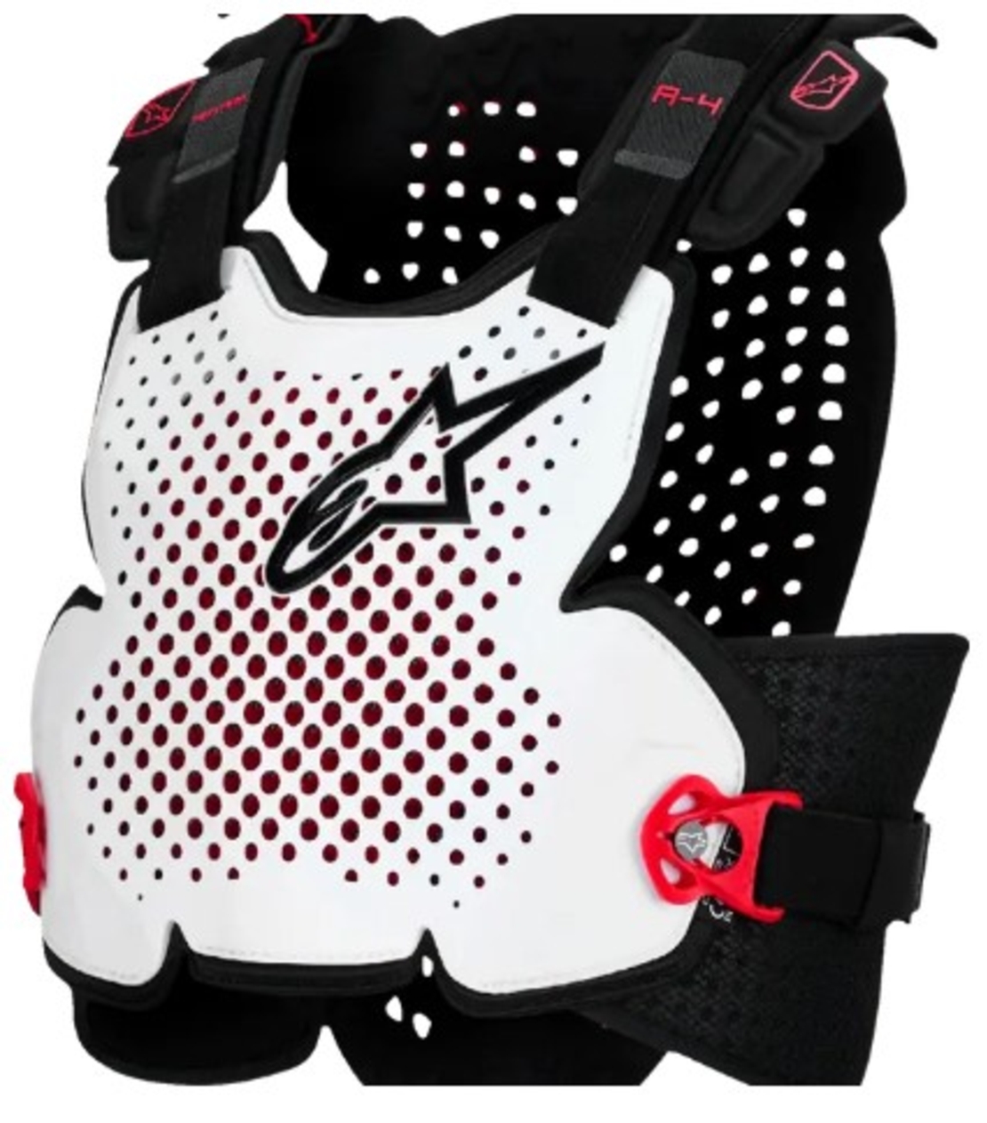 Протекторна броня ALPINESTARS A-4 PLASMA BLK/RED/WH