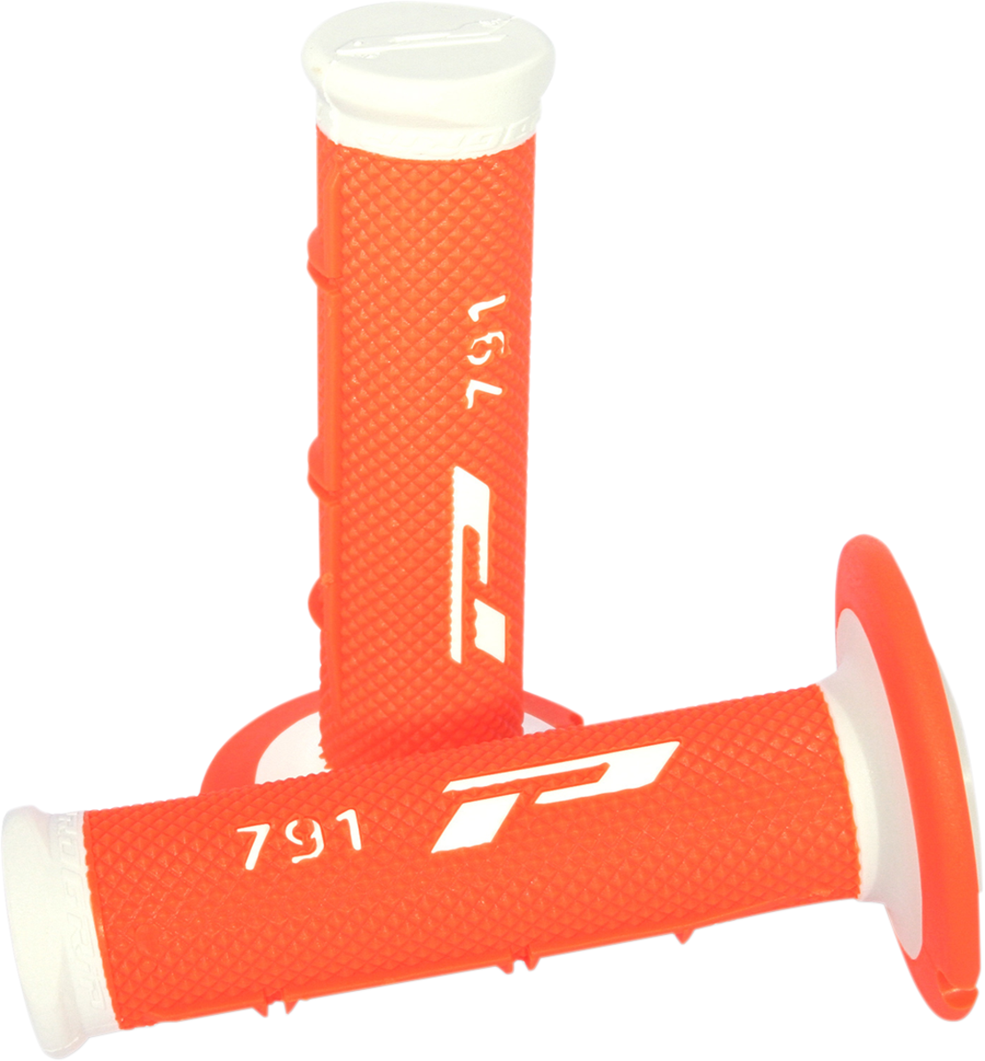 Мотокрос ръкохватки PROGRIP Triple Density 791 WHITE/ORANGE