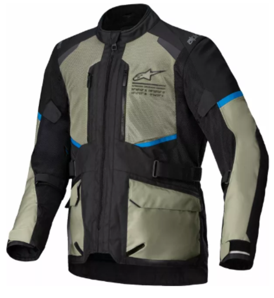 Текстилно мото яке ALPINESTARS ANDES AIR BLK/GRY/BLUE