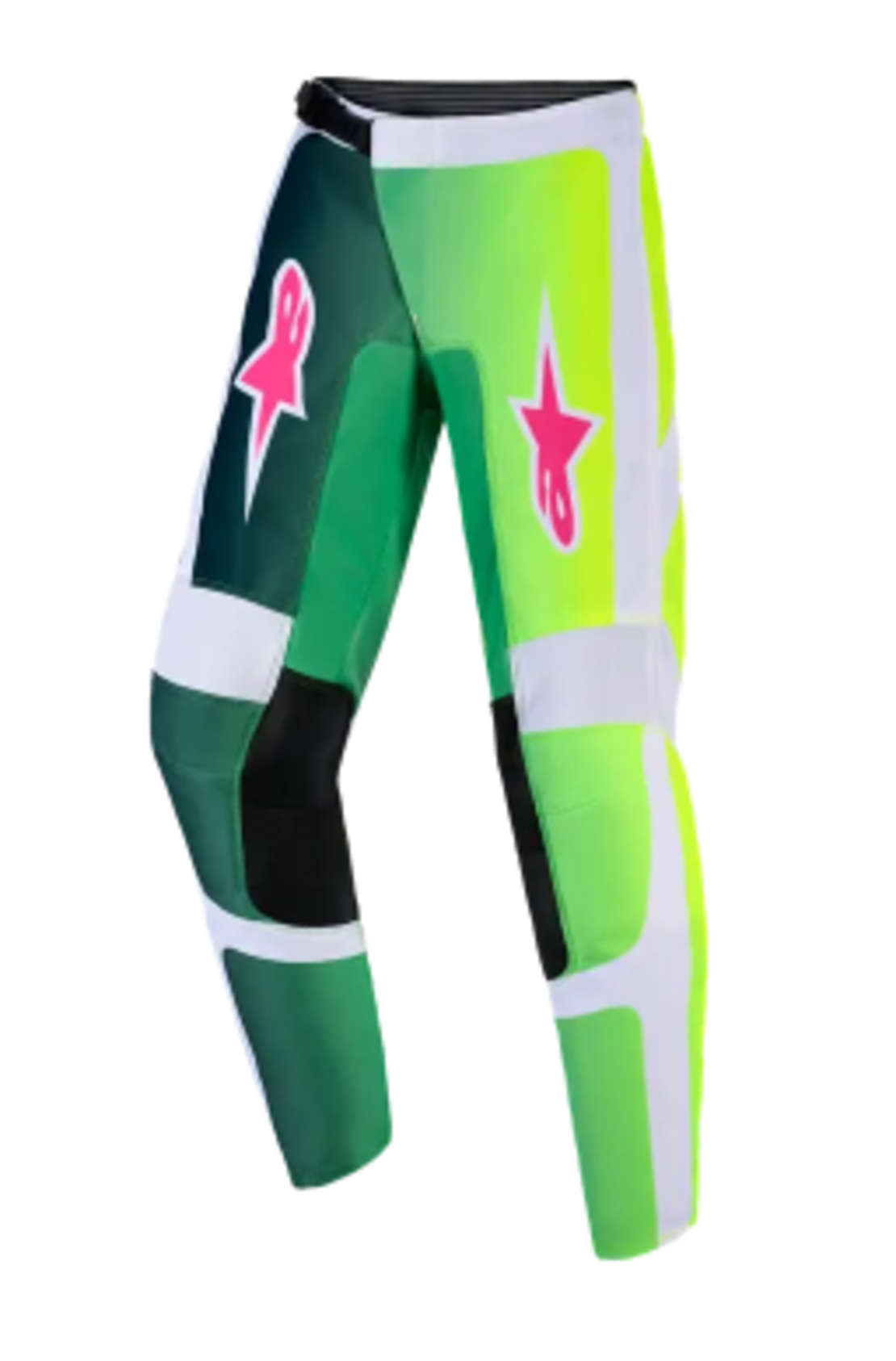 Детски мотокрос брич ALPINESTARS FLUID PORTL GRN/WH/BLK