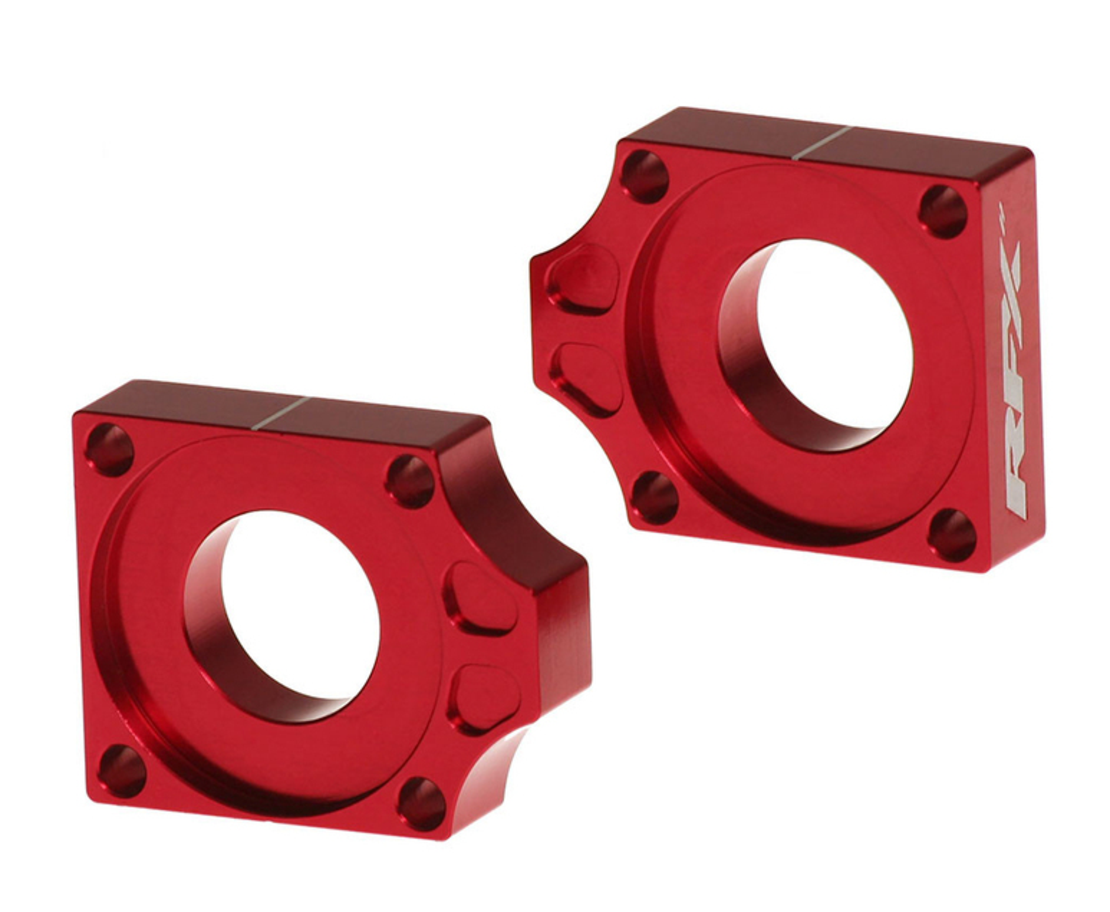 Блок втулка за задна ос RFX Pro Rear Axle Adjuster Blocks - Red Yamaha YZ 250 2025