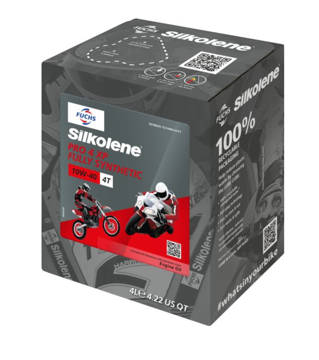 Масло FUCHS SILKOLENE PRO 4 10W40 - XP 4л