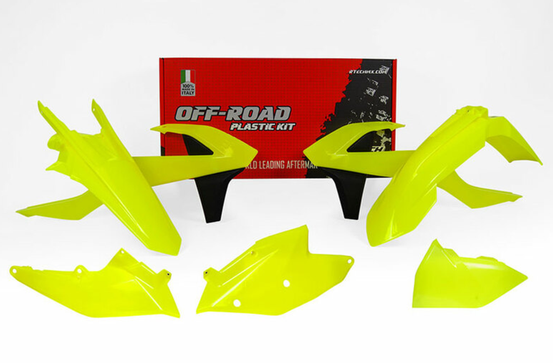 Комплект пластмаси RACETECH Plastic Kit Neon Yellow KTM EXC/EXC-F 17-19/20