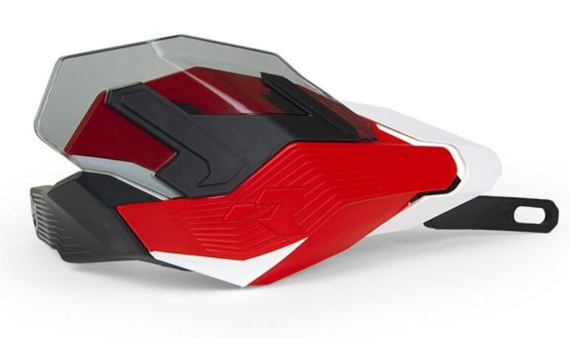 Предпазител за кормило RACETECH HP3 Adventure Handguards Red/White