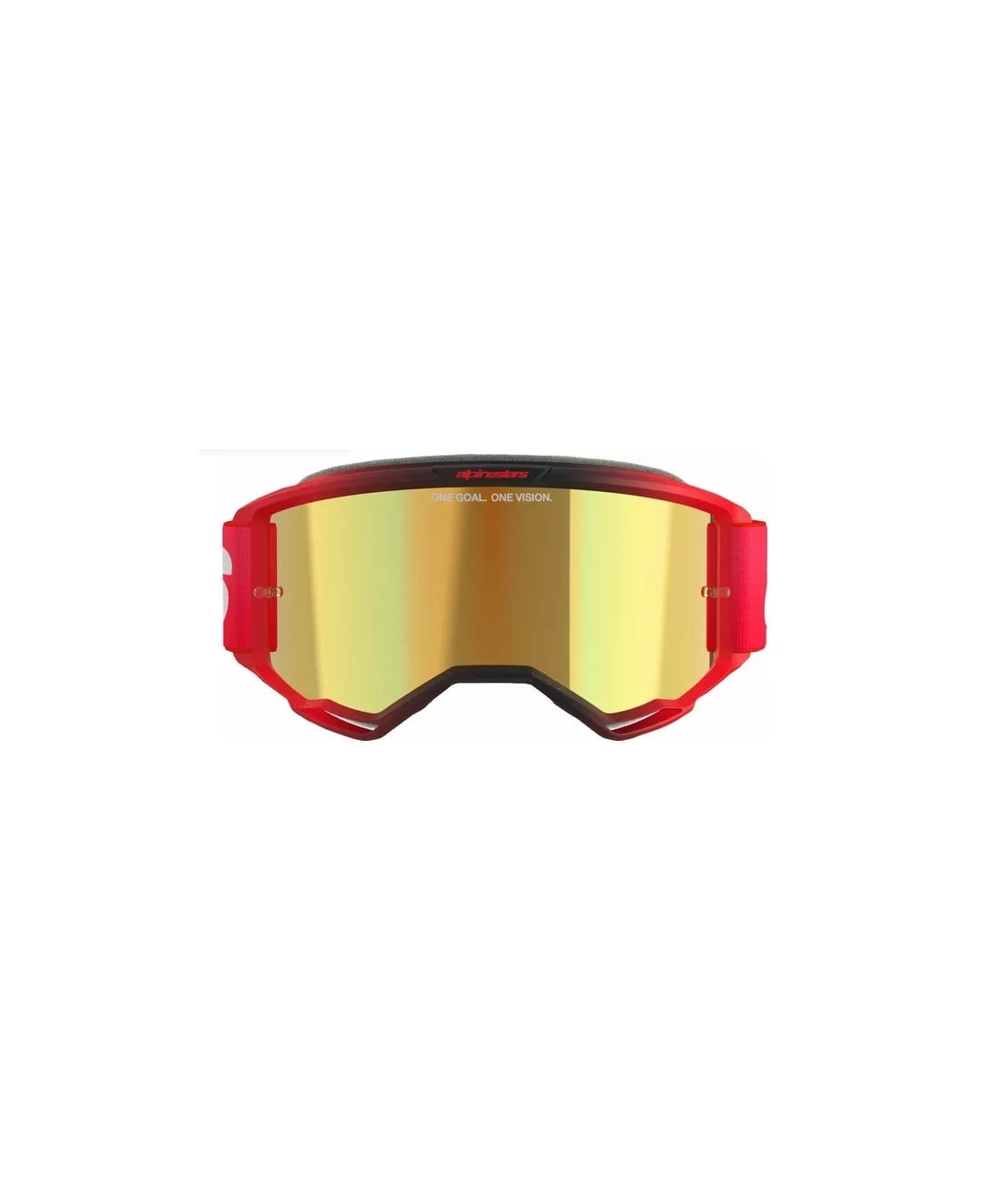 Мотокрос очила ALPINESTARS VISION 5 BLAZE RED MIRROR-GLD