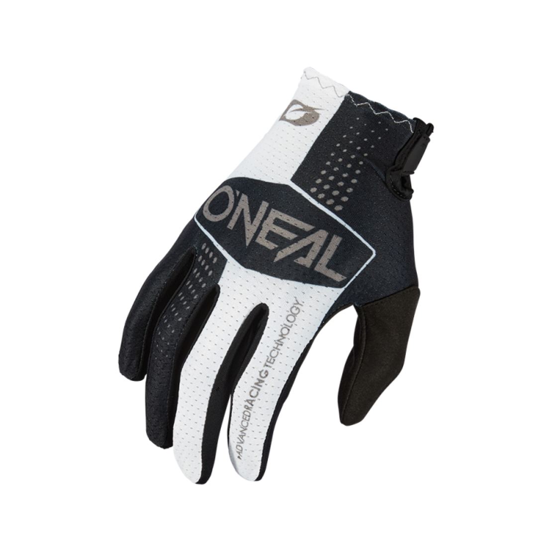 Мотокрос ръкавици O'NEAL MATRIX SPLIT BLACK/WHITE V.25