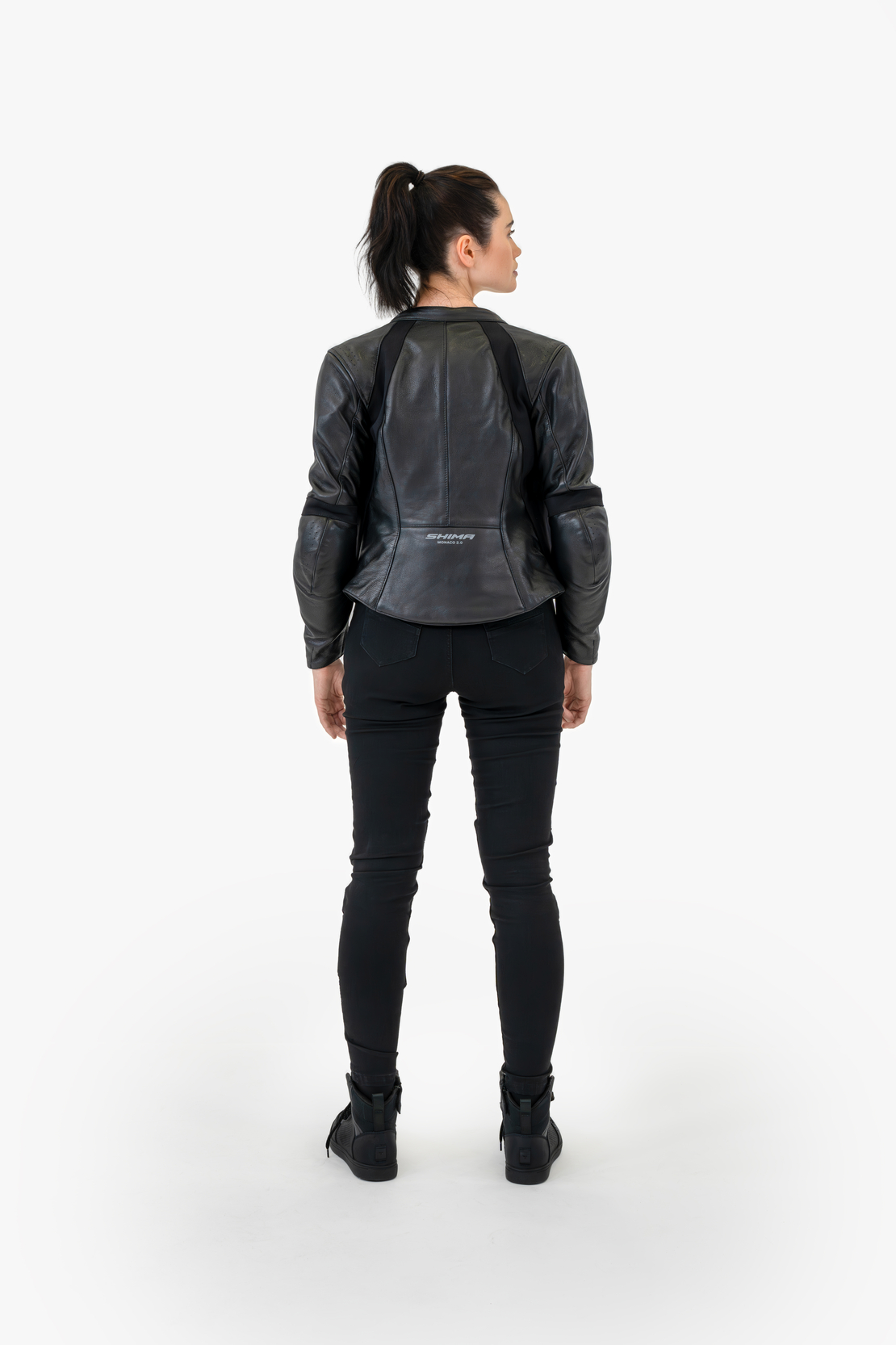Дамски мото дънки SHIMA FLEXX BLACK