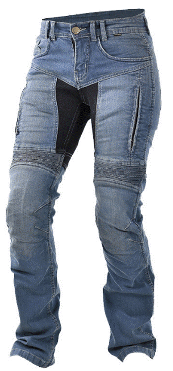 Дамски мото дънки TRILOBITE 661 PARADO REGULAR FIT BLUE