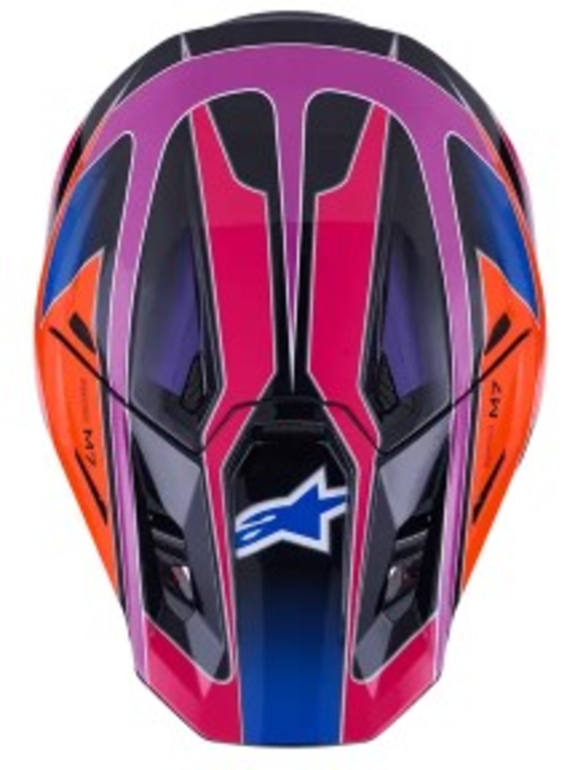 Мотокрос каска ALPINESTARS SM7 FUSE BLU/PU/PINK