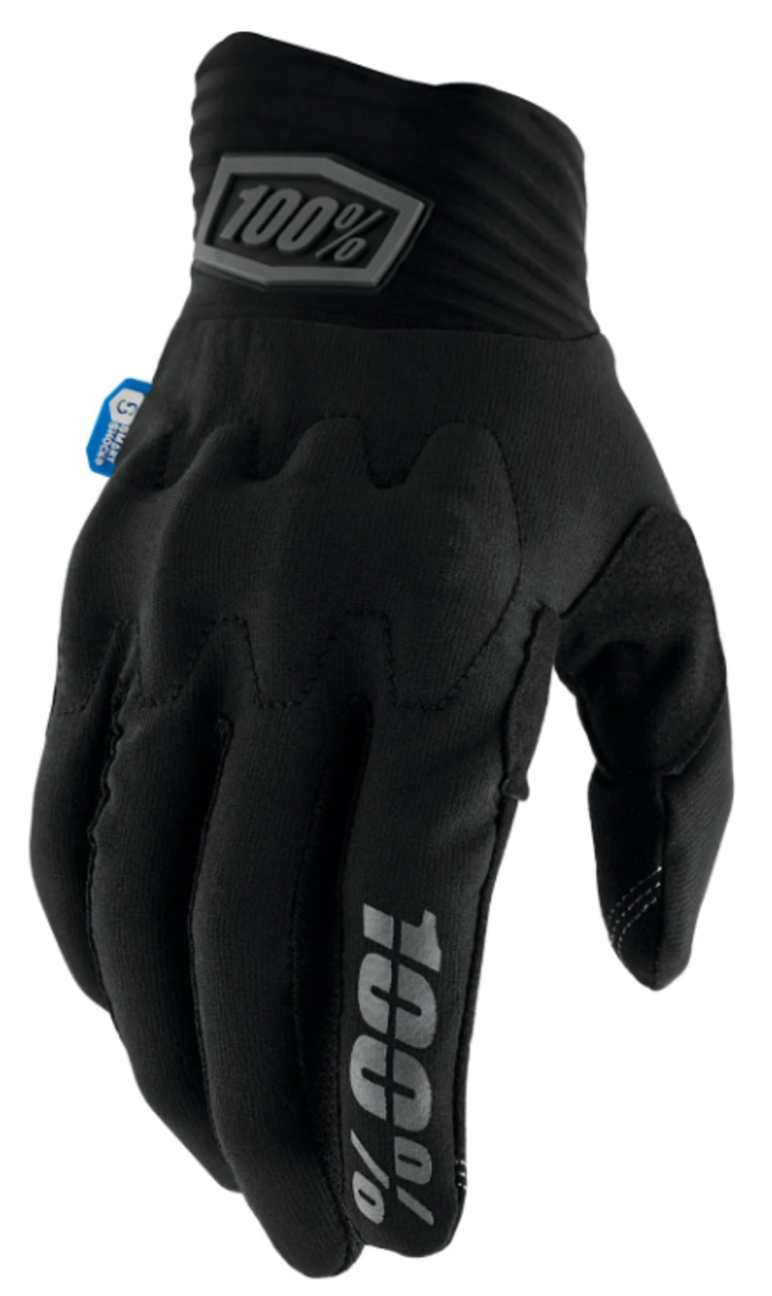 Мотокрос ръкавици 100% COGNITO SMART SHOCK BLACK