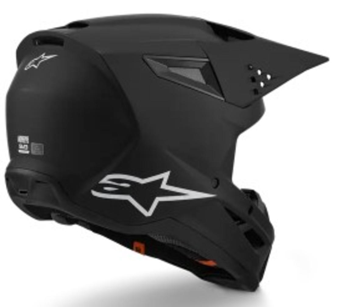 Мотокрос каска ALPINESTARS SM3 BLACK-MATT