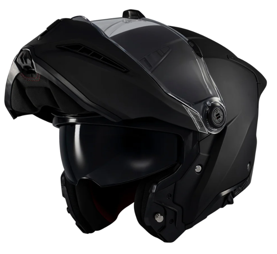 Отваряема каска AXXIS GHOSTFIGHTER SV A1 BLACK MATT