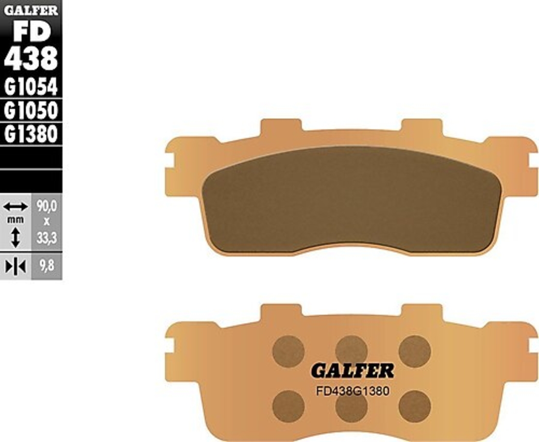 Задни мото накладки Galfer SINTERED SCOOTER COMPOUND FD438G1380