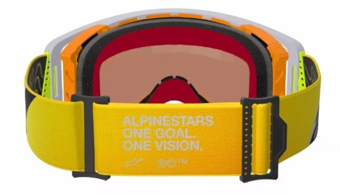 Мотокрос очила ALPINESTARS SUPERTECH CORP YLW/GREY MIRROR-RED