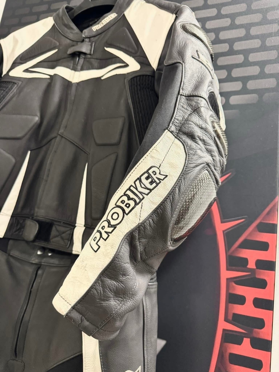 Кожен мото екип Probiker PRX-4 номер 50-M на две части
