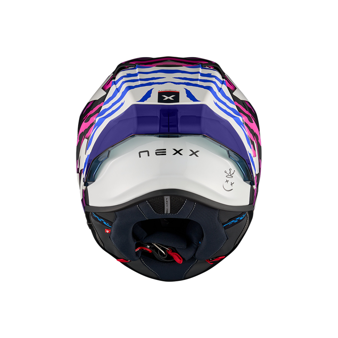 Каска NEXX X.R3R ZIGER PURPLE/BLUE