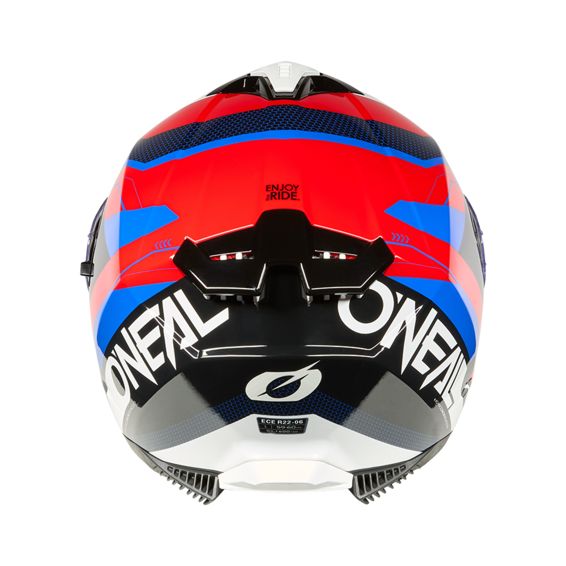 Каска O'NEAL CHALLENGER EXO BLACK/WHITE/RED/BLUE V.25