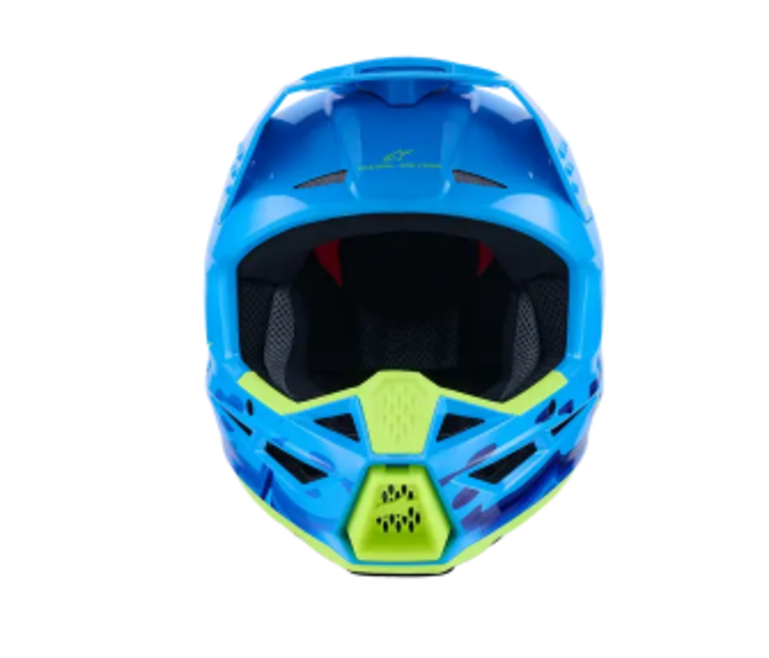 Мотокрос каска ALPINESTARS SM3 FORCE CYAN