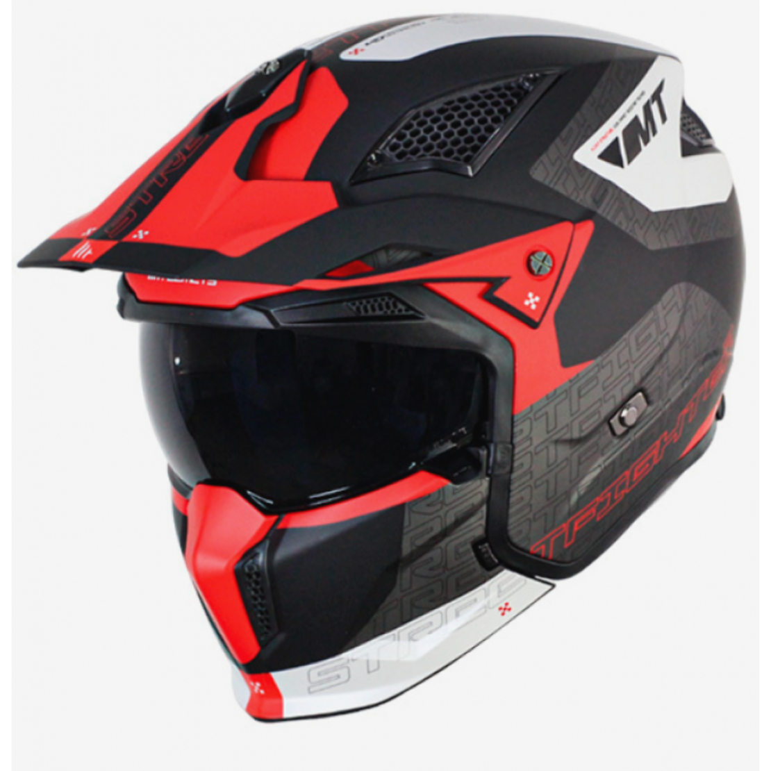 КАСКА MT STREETFIGHTER S TOTEM B15 MATT PEARL RED