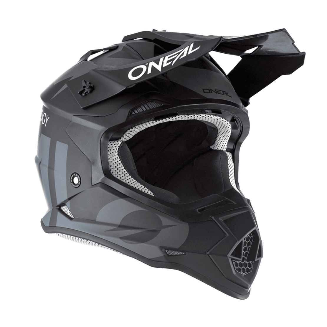 Мотокрос каска O'NEAL 2SERIES SLICK V.23 BLACK/GRAY