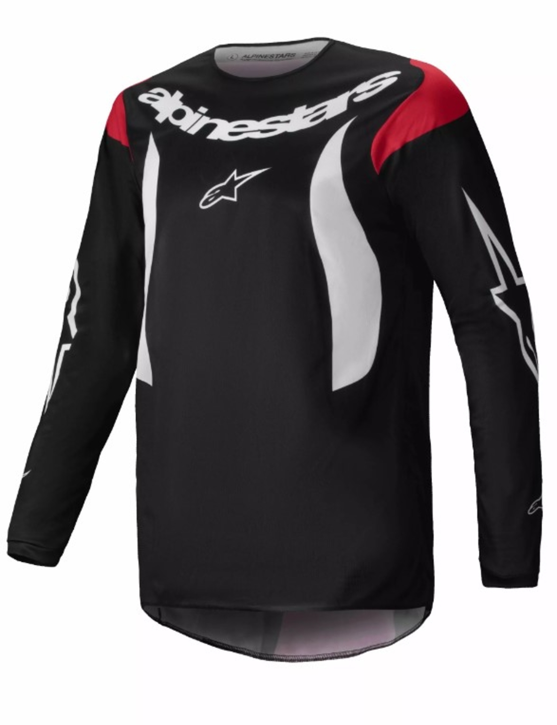 Мотокрос джърси Alpinestars FLUID HAUL BLACK/WHITE