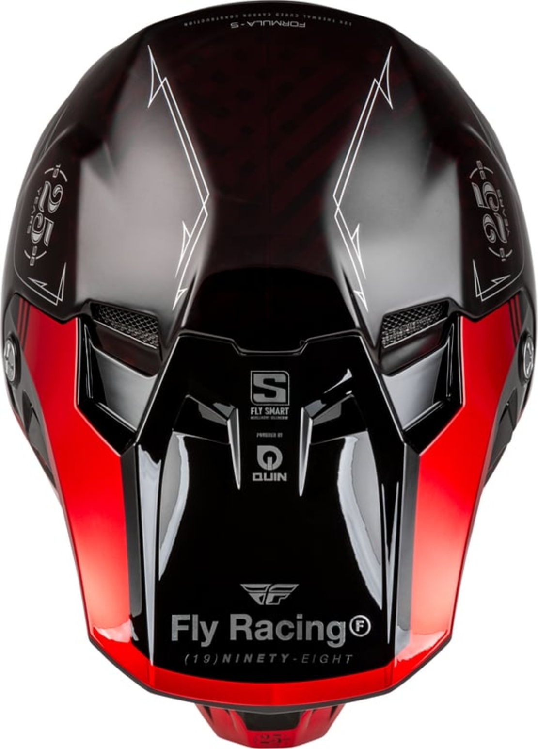 Мотокрос каска FLY RACING Formula CC Tektonic - Black/Red