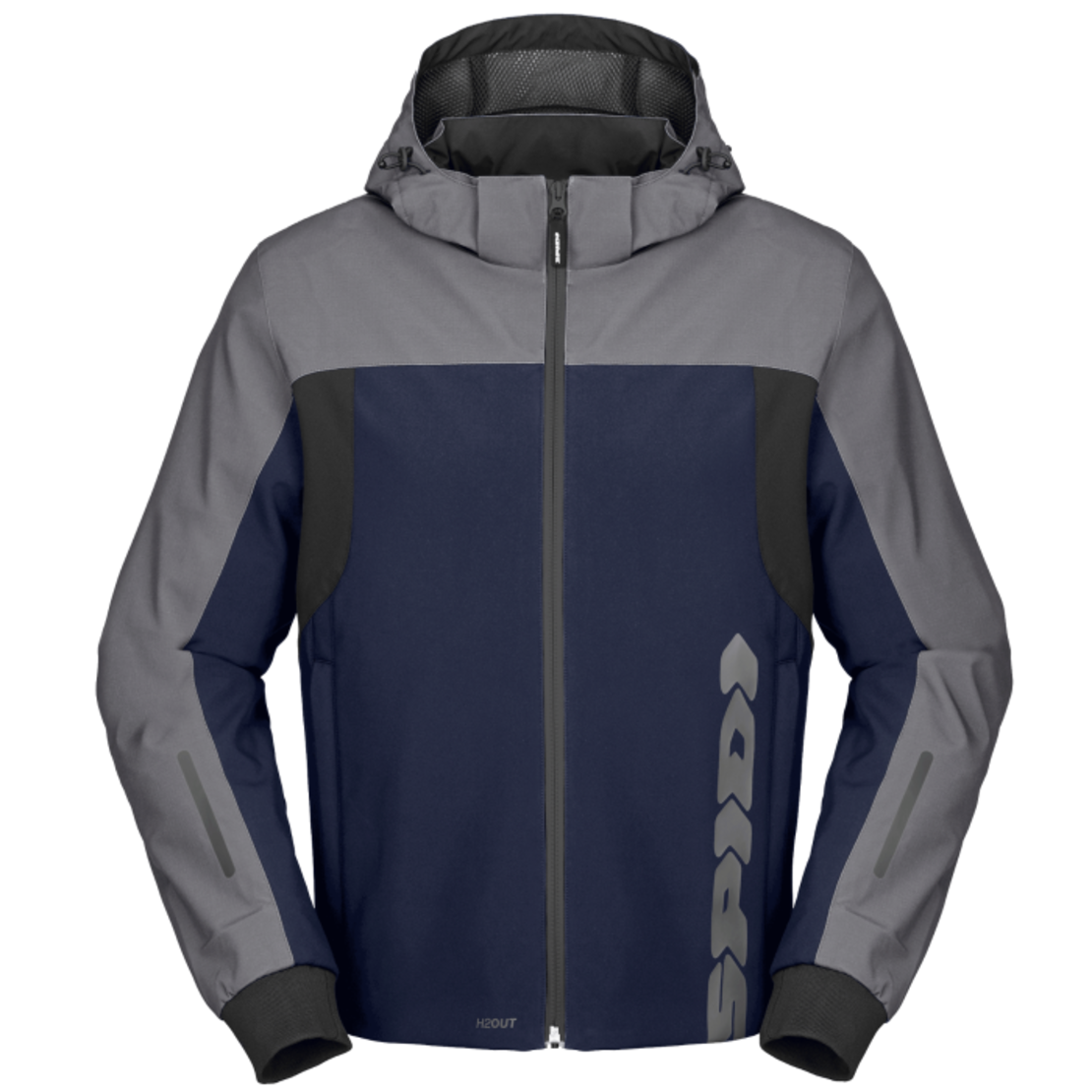 Текстилно мото яке SPIDI HOODIE H2OUT II GRAY/BLUE