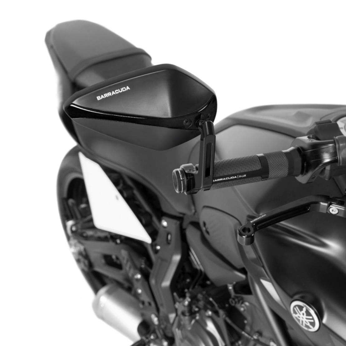 Огледала за мотор BARRACUDA X-VERSION RETROBAR END BLACK (PAIR)