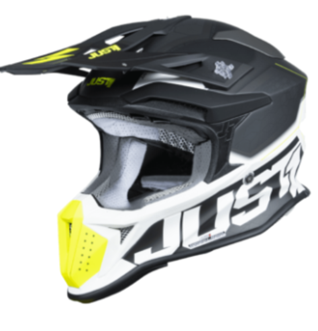 Mотокрос каска Just1 J-18 F Hexa Fluo Yellow/Black/White