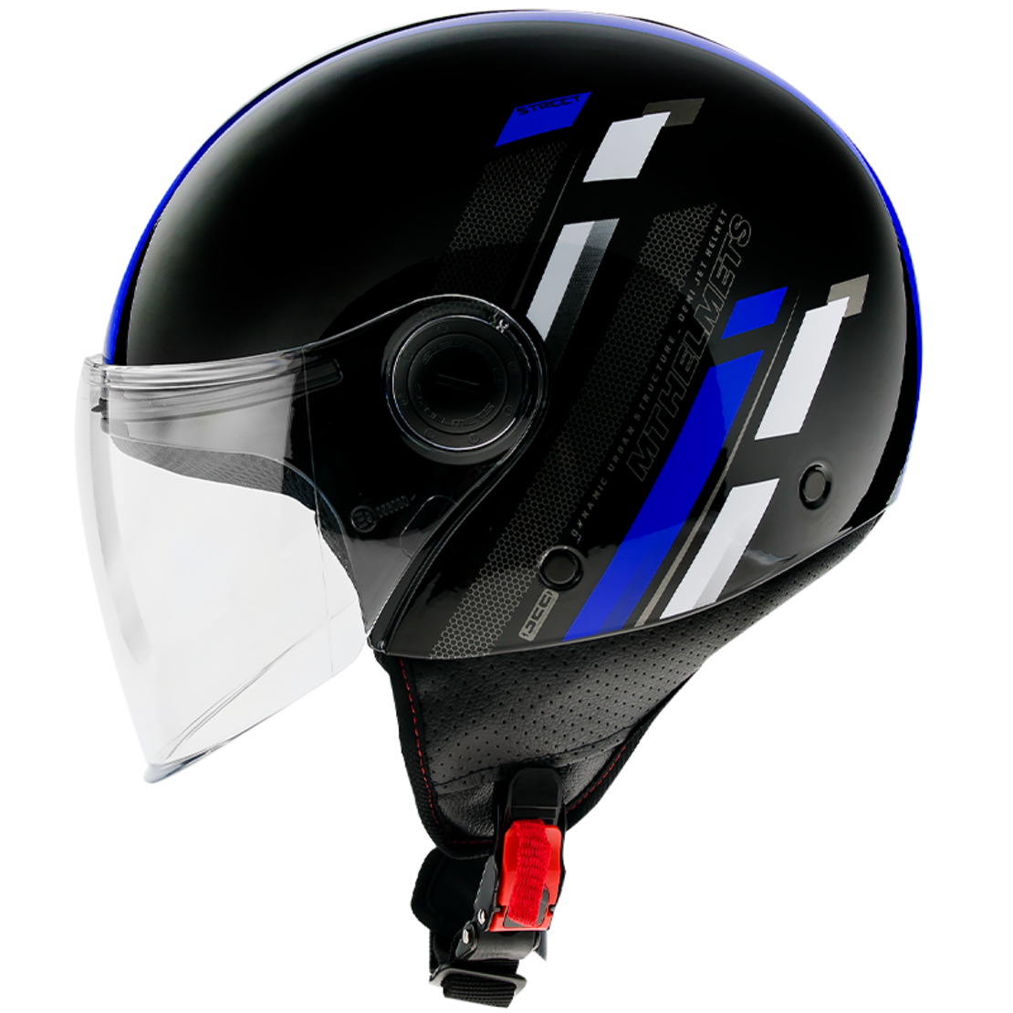 КАСКА ЗА СКУТЕР MT STREET SCOPE GLOSS BLUE