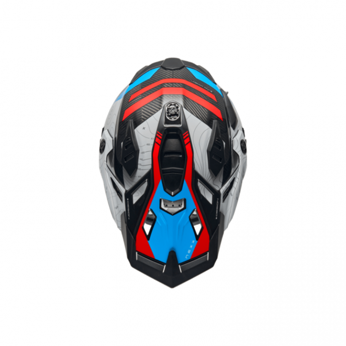 Адвенчър каска NEXX X.WED3 FURKA RED/BLUE