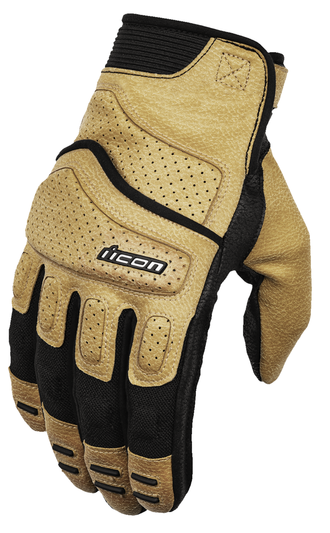 Кожени мото ръкавици ICON SUPERDUTY3 - TAN