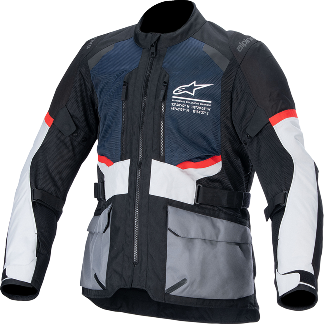Текстилно мото яке ALPINESTARS ANDES AIR Drystar® BLUE/GRAY