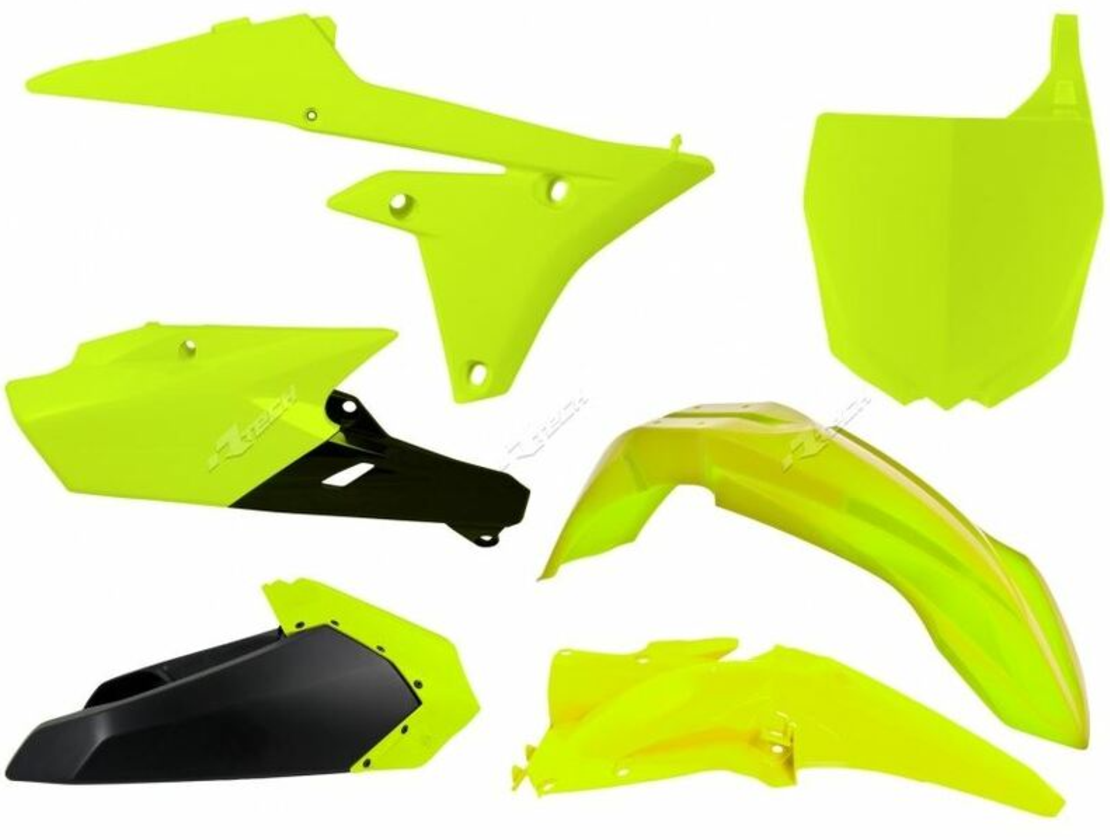 Комплект пластмаси RACETECH Plastic Kit Neon Yellow/Black Yamaha YZ250F 14-18 /450F 14-17