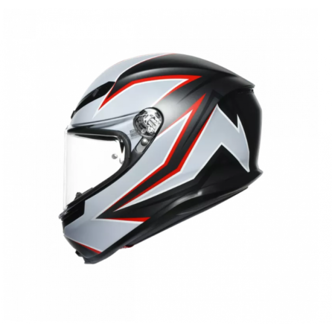 КАСКА AGV K-6 S FLASH MATT BLACK/GREY/RED