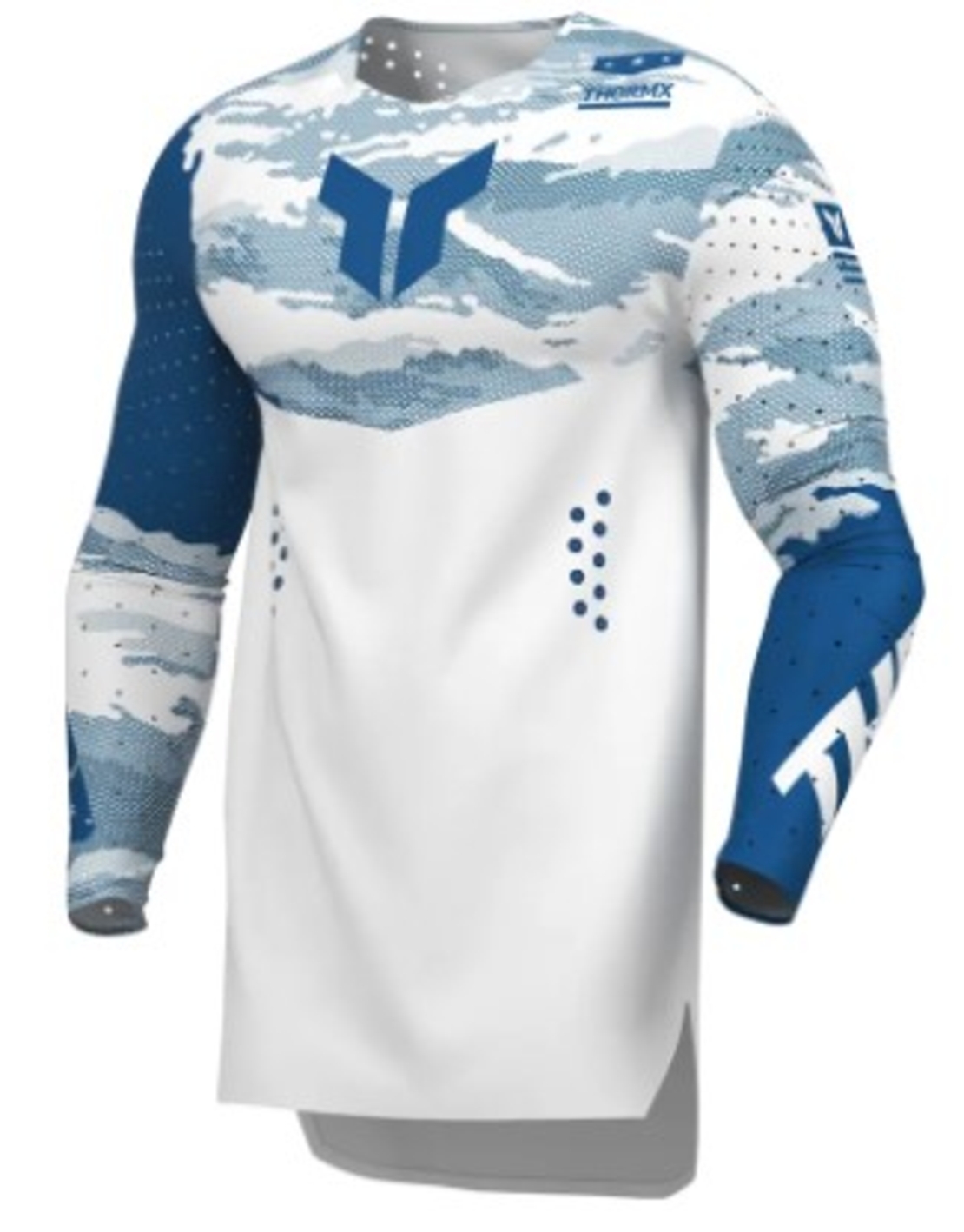 Мотокрос джърси THOR SPORTMODE RECON WH/BLUE