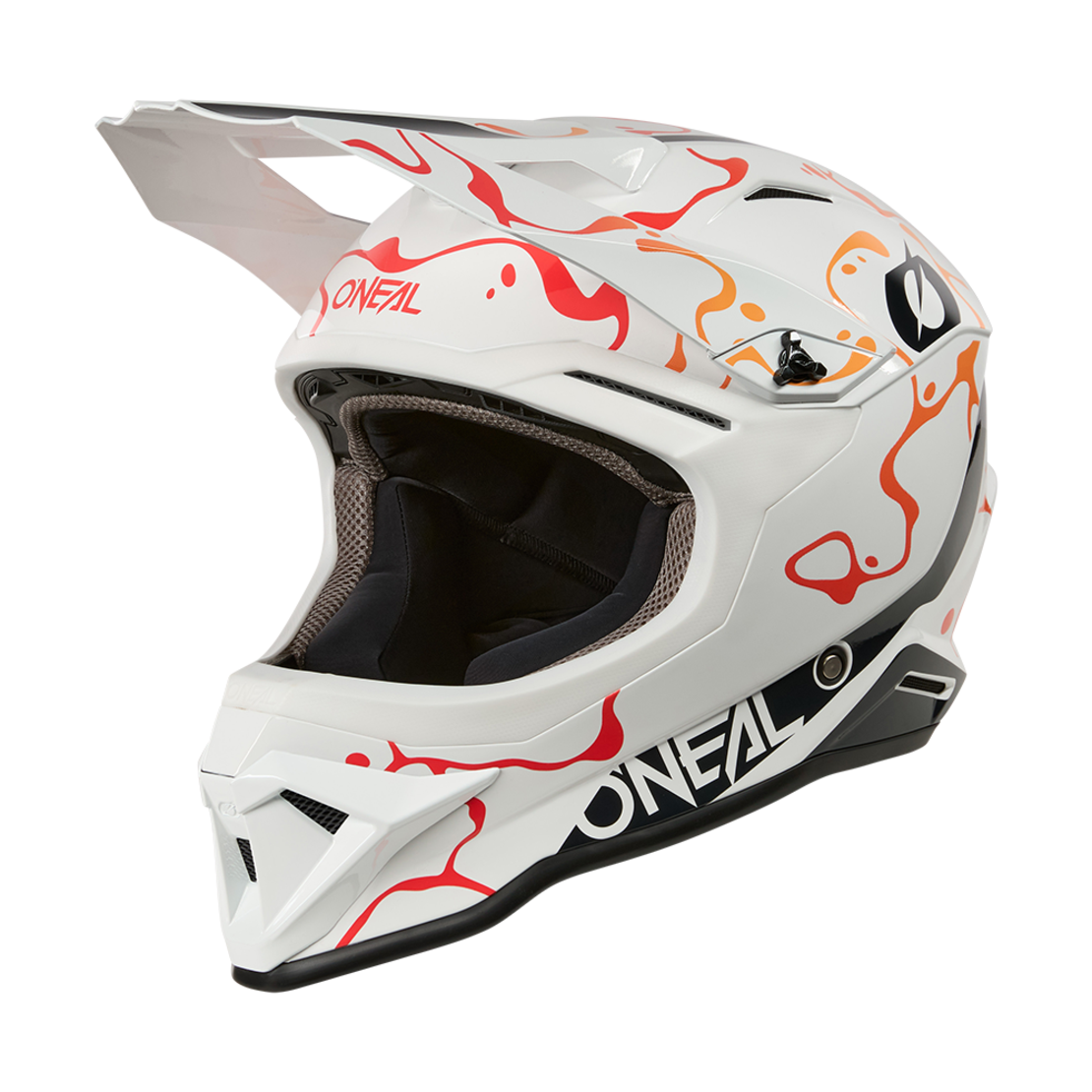 Каска O'NEAL 1SERIES SPLASH WHITE/ORANGE V.26