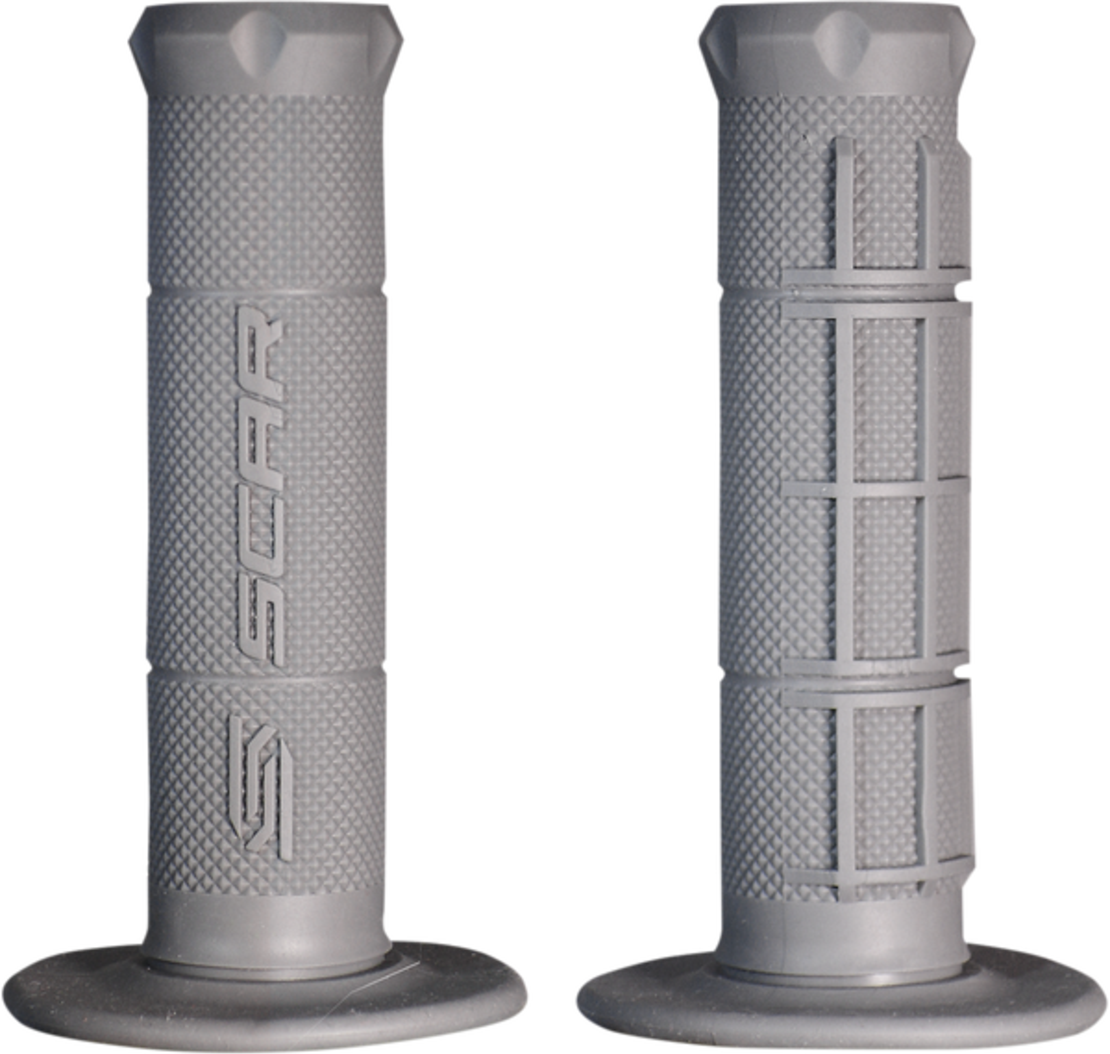 Мото ръкохватки SCAR HALF WAFFLE GREY