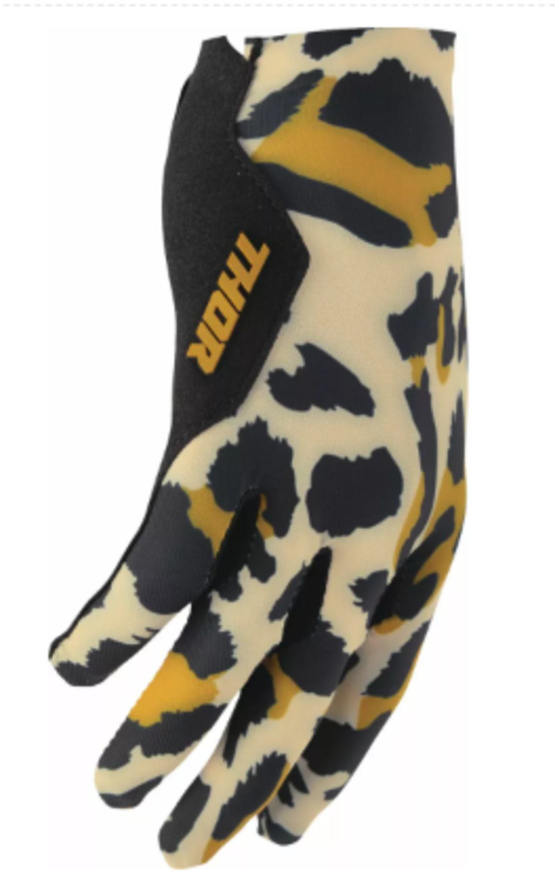 Дамски мотокрос ръкавици THOR WOMENS SPORTMODE CHEETAH TAN/BLACK