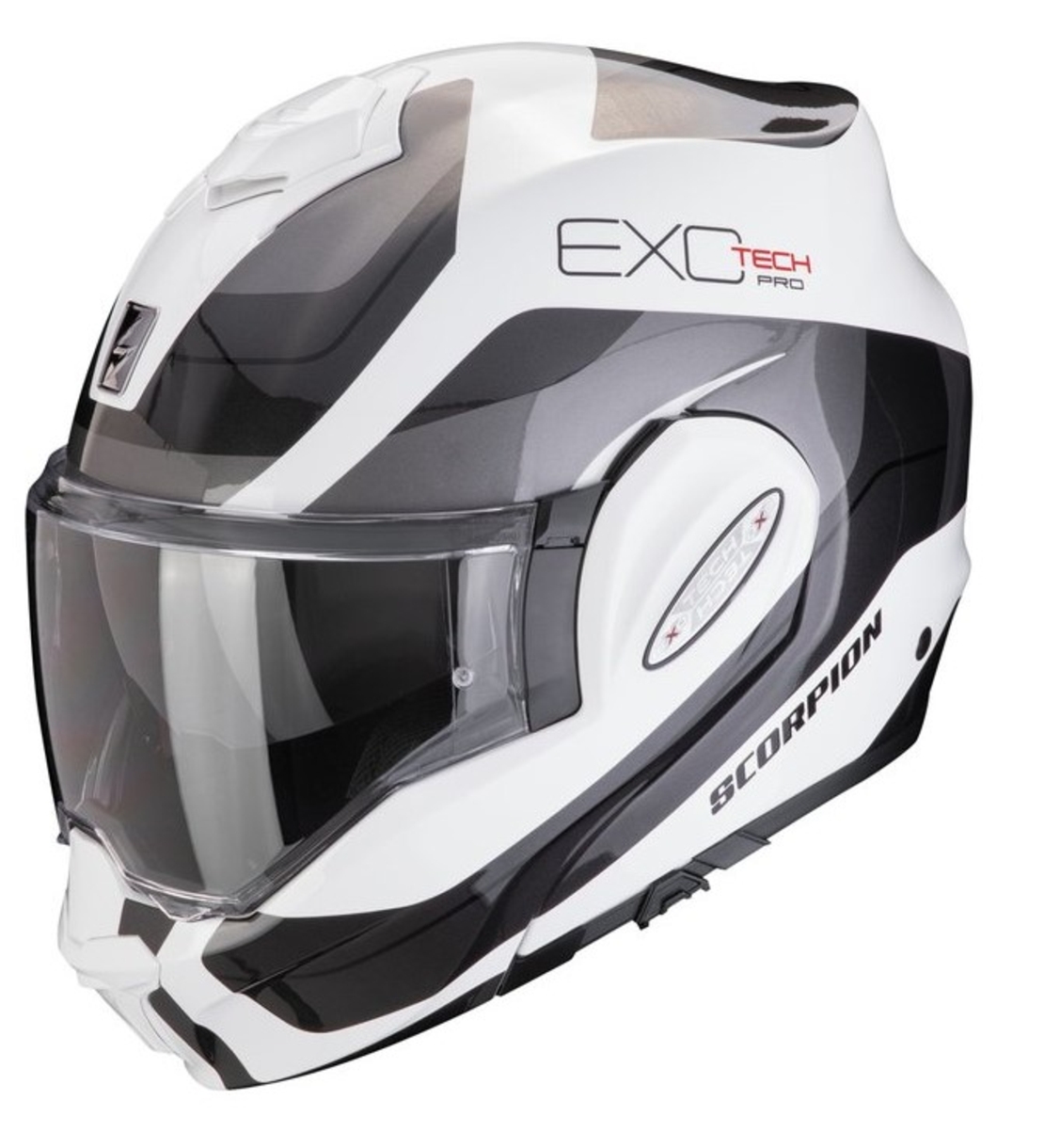 Модуларна каска SCORPION Exo-Tech Evo Pro Commuta WH/RD