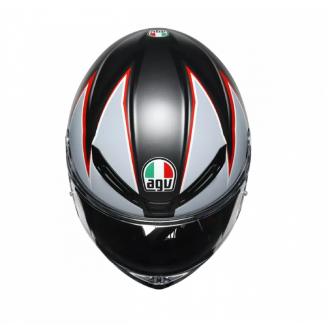 КАСКА AGV K-6 S FLASH MATT BLACK/GREY/RED