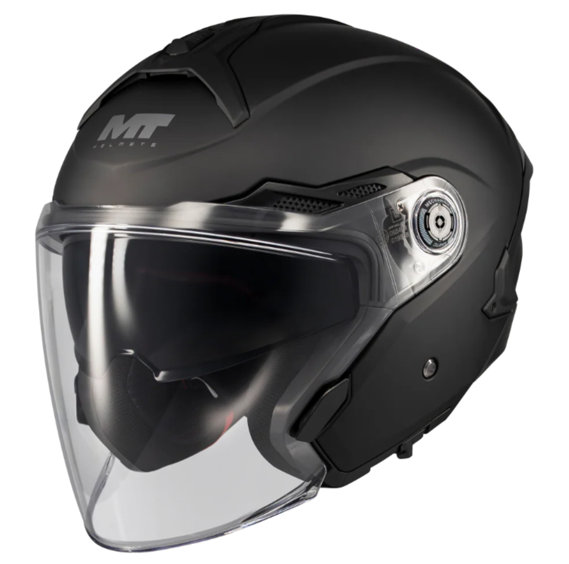 Скутер каска MT COSMO SV PURE A1 BLACK MATT